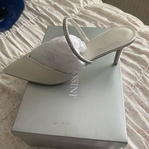 Oleg Cassini -Vero - wedding heel/mule NWT